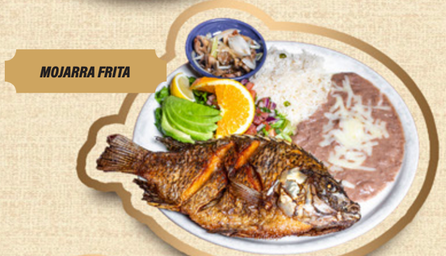 Mojarra Frita (Whole Fried Tilapia).