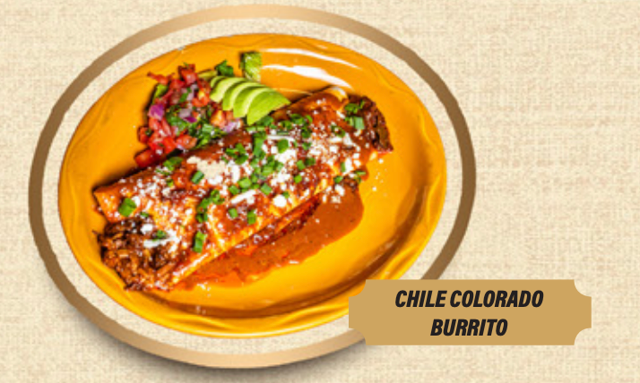Chile Colorado Burrito.