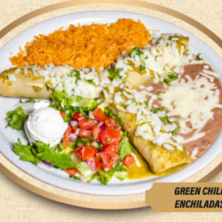 Green Chile Enchiladas
