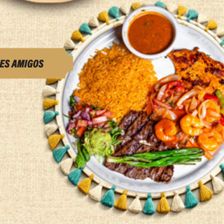 Tres Amigos (Grilled Steak, Chicken & Shrimp)