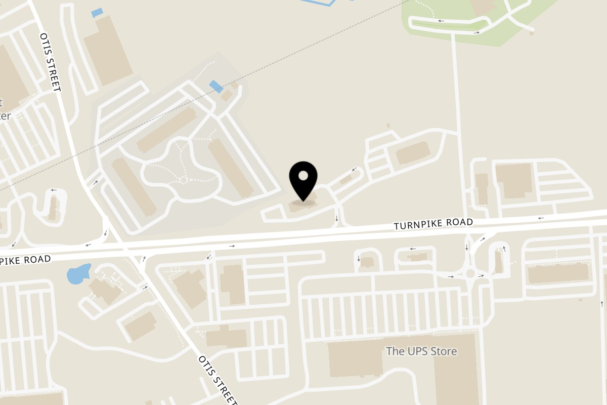 Map showing the location of Torito Mexican Restaurant Westborough on 291 Turnpike Rd in Westborough